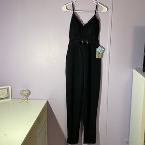 Black junior jumpsuit